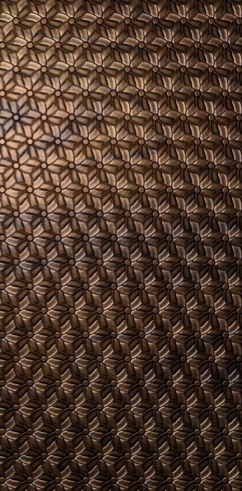 3D Wall Pannel - K-13 Modern Geometric Interlocking Relief